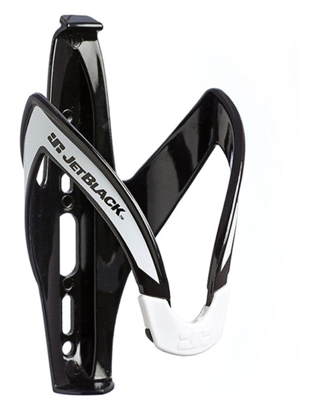 JetBlack Lightweight Bottle Cage Black/White