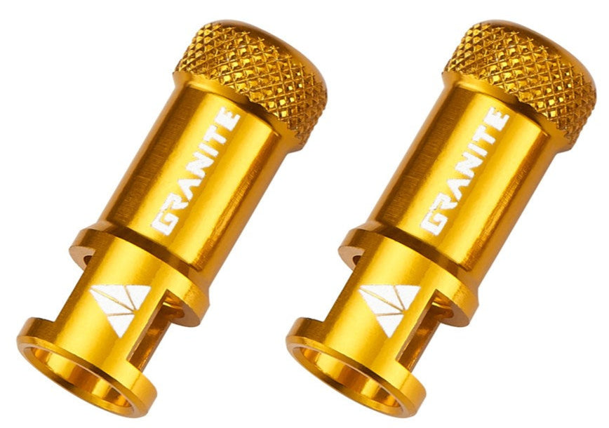 GRANITE JUICY - CNC Presta Valve Caps with Core Remover