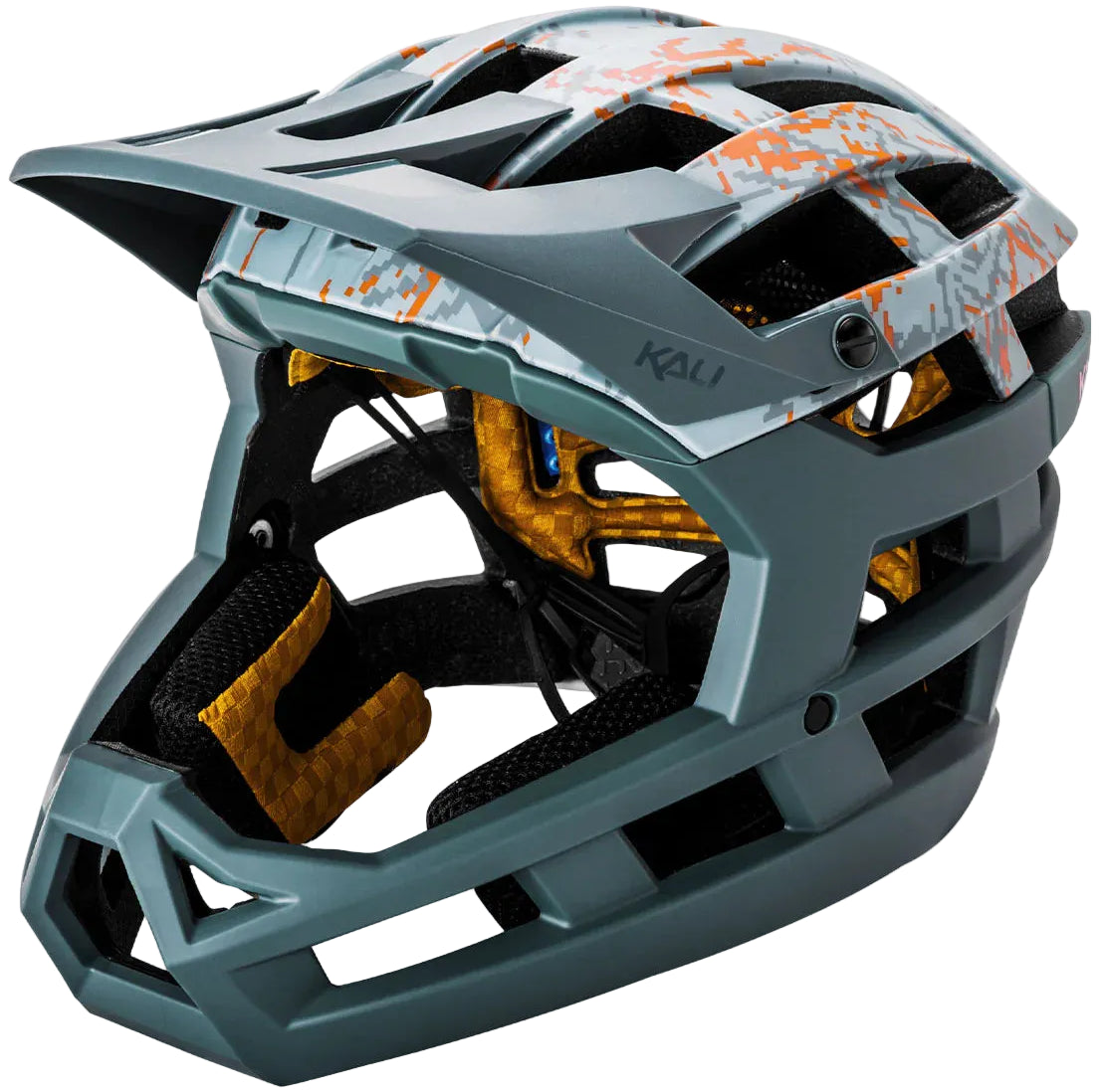 Kali Invader 2.0 Frag Matte Khaki/Orange Helmet