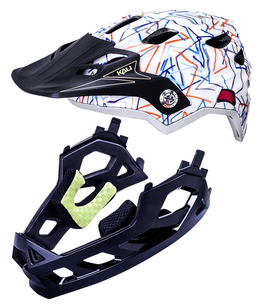Kali Maya Full Face Child Helmet Flint/Multi