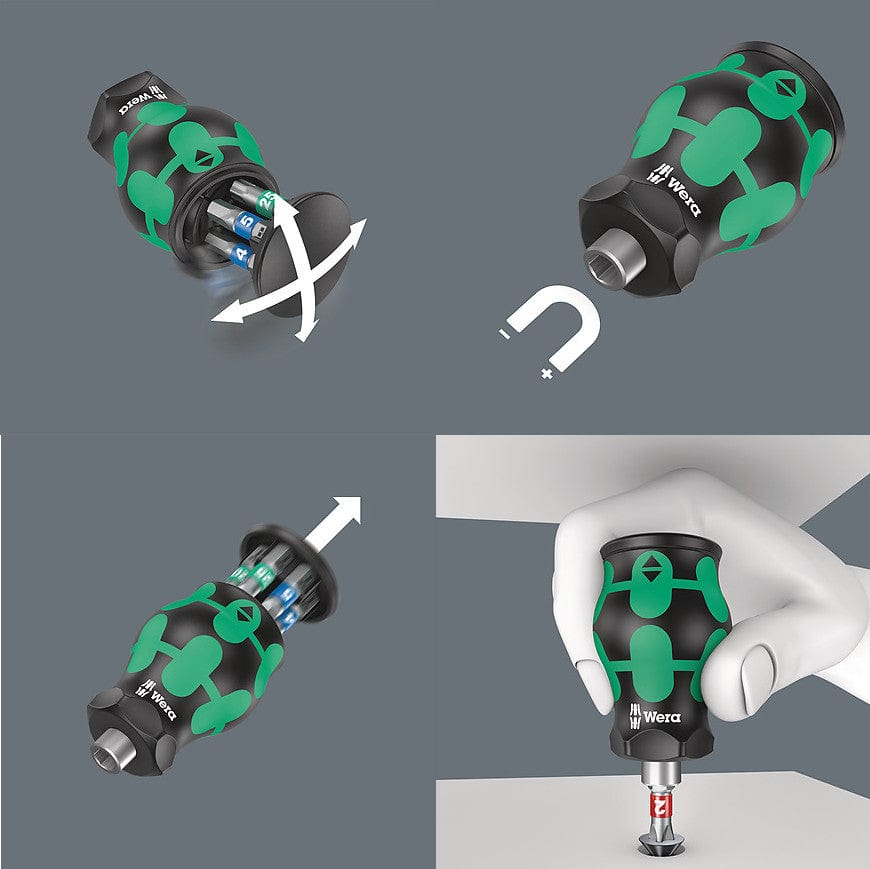 Wera Kraftform Kompakt 3 Bitholding Screwdriver w/Magazine