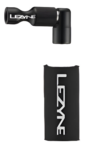 Lezyne Trigger Drive CO2 Head & Sleeve, Black/Gloss