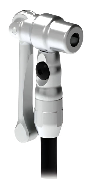 Lezyne Cnc Digital 220psi Pump, Braided Hoses, 1 Pro Chuck, 3.5" Gauge