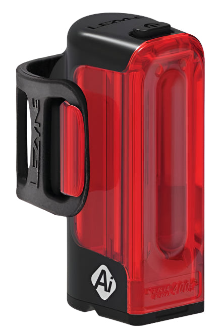 Lezyne 400 Lumen USB-C Rechargeable Rear Light "Ai Alert"