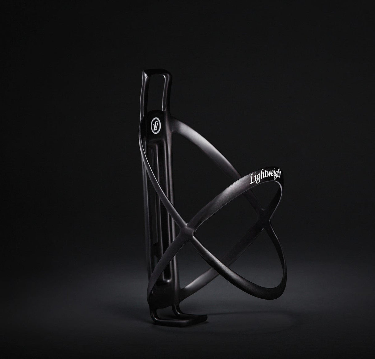 Lightweight Edelhelfer Carbon Bottle Cage w/Black Bottle