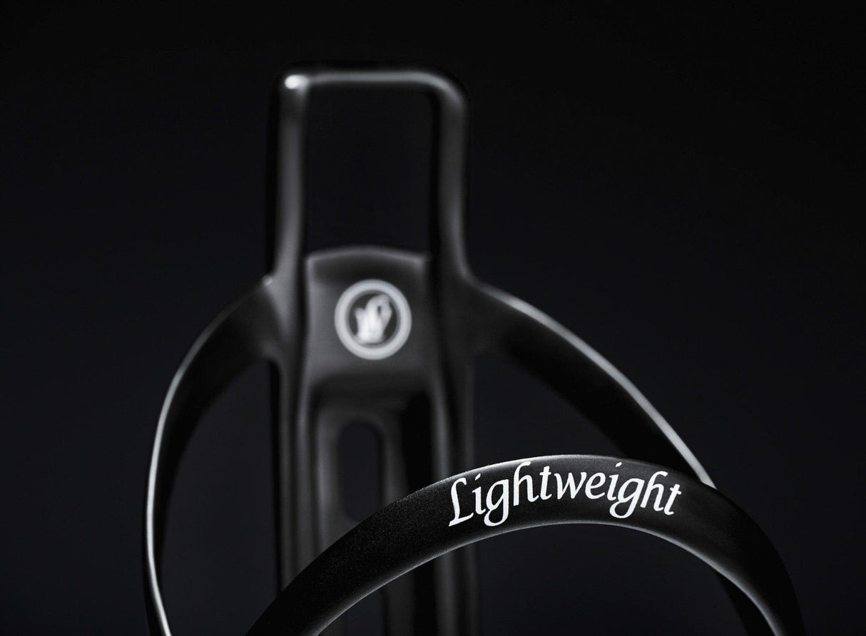 Lightweight Edelhelfer Carbon Bottle Cage w/Black Bottle