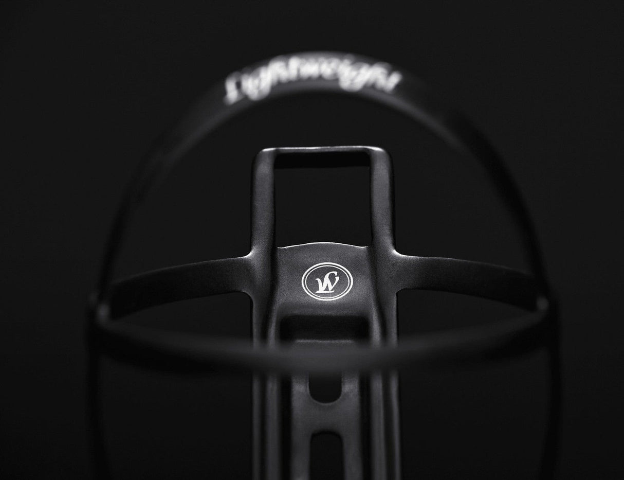 Lightweight Edelhelfer Carbon Bottle Cage w/Black Bottle