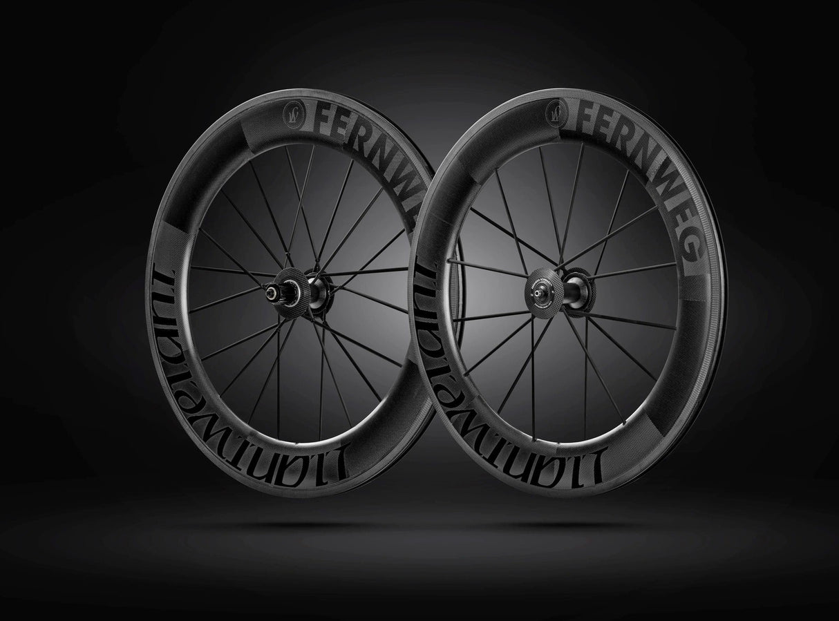 Lightweight Fernweg C85 Schwarz Edition Clincher Road Wheelset (SRAM XDR)