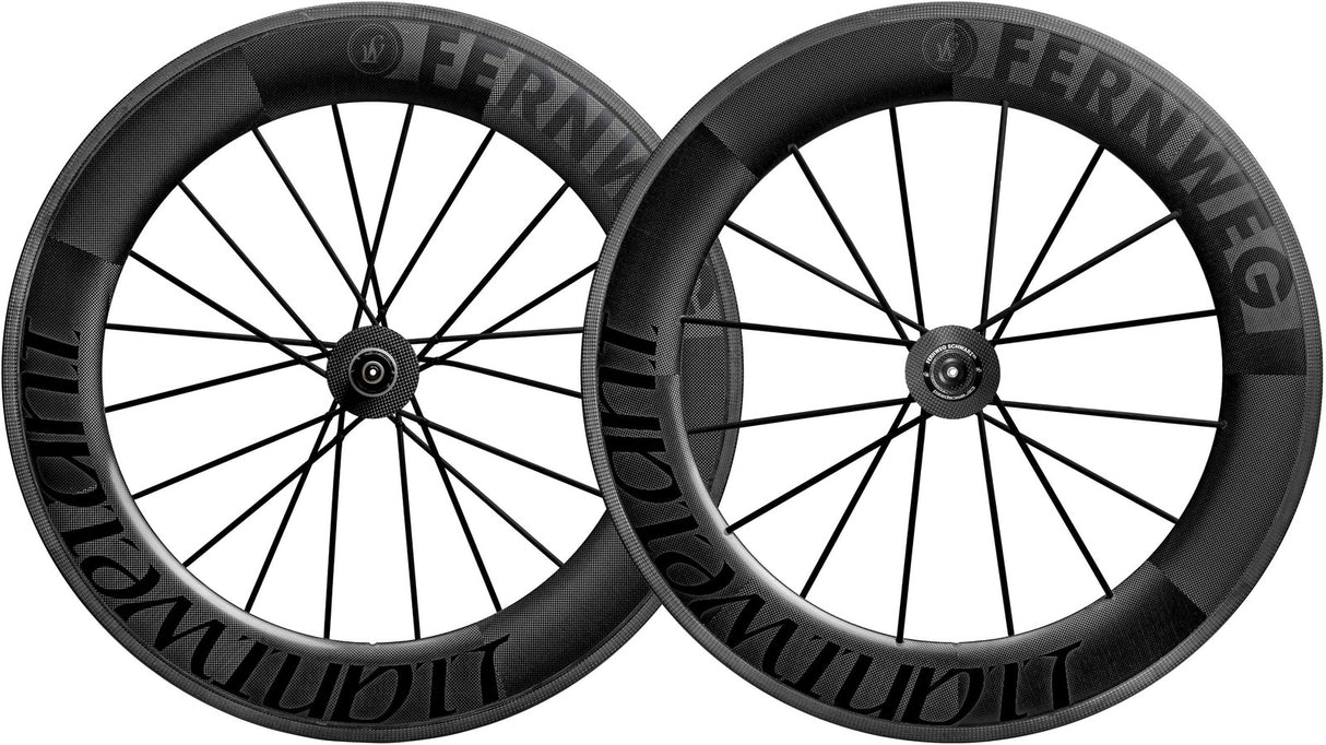 Lightweight Fernweg C85 Schwarz Edition Clincher Road Wheelset (SRAM XDR)