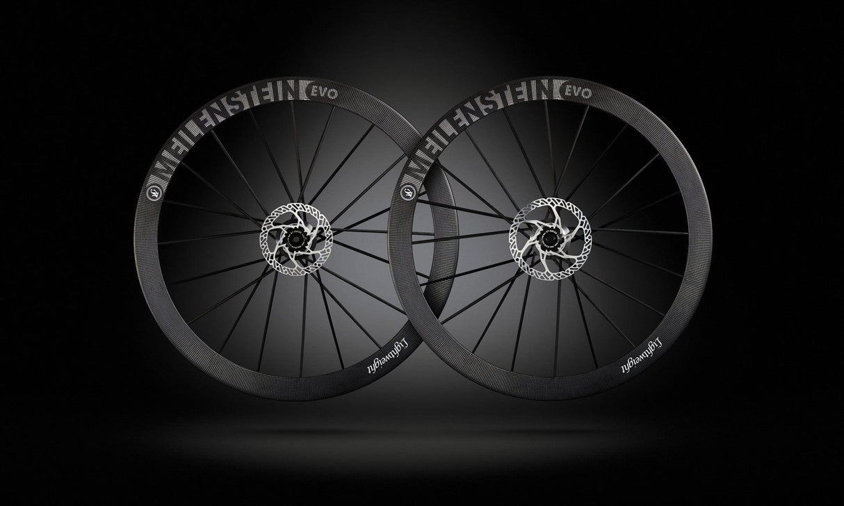Lightweight Meilenstein 24 EVO Schwarz Edition Disc Road Wheelset (Campag)