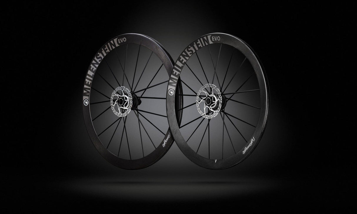 Lightweight Meilenstein 24 EVO Schwarz Edition Disc Road Wheelset (Campag)
