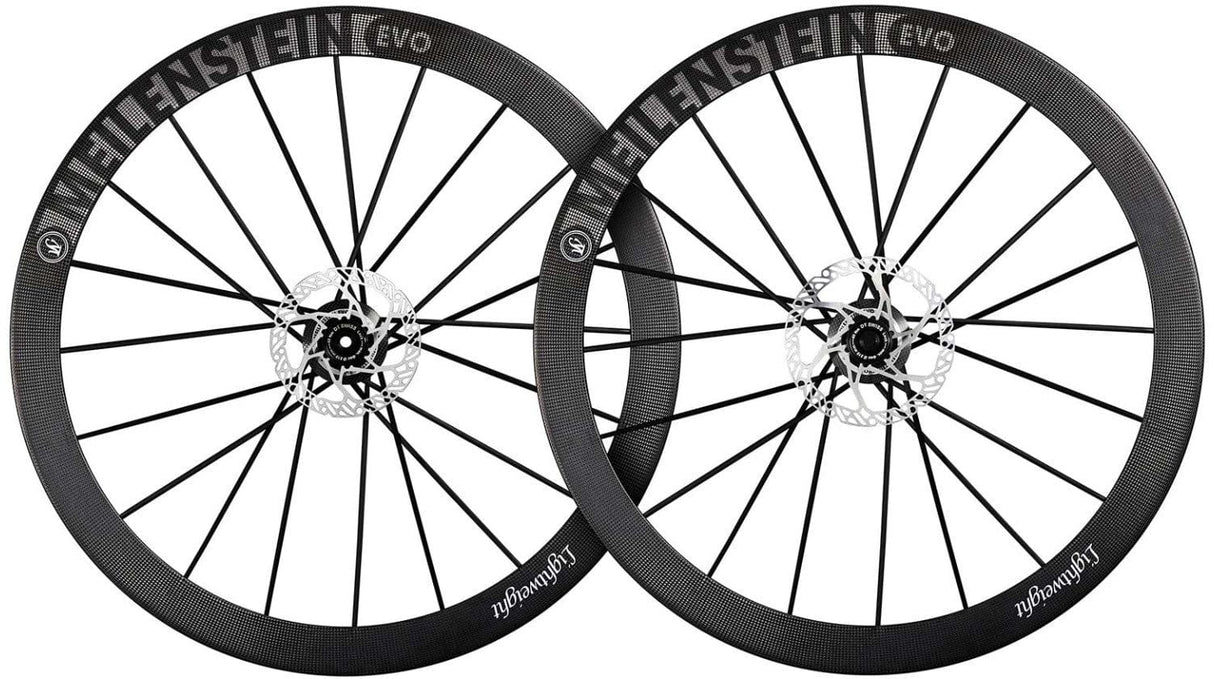 Lightweight Meilenstein 24 EVO Schwarz Edition Disc Road Wheelset (Campag)