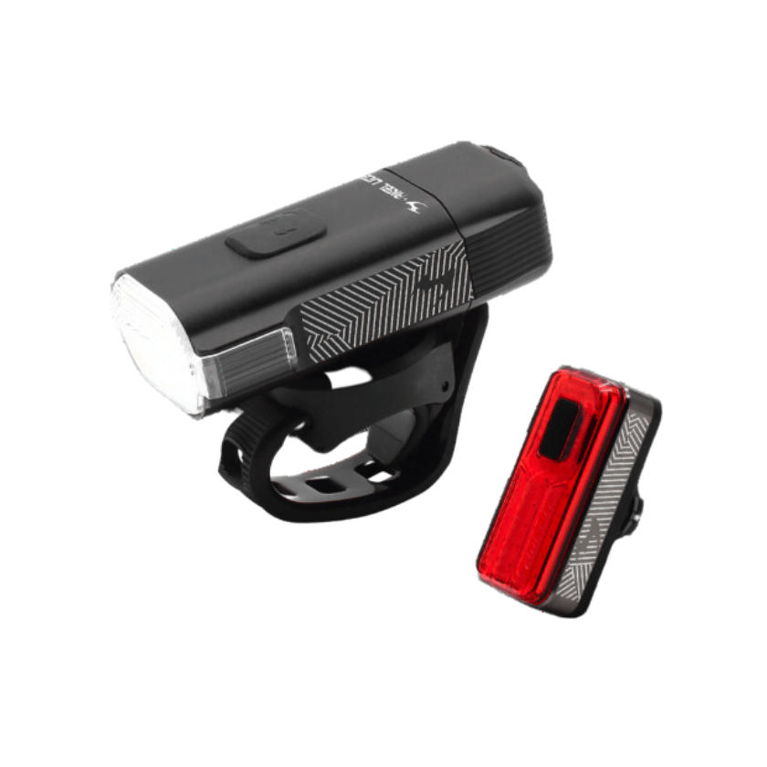 Moon Rigel Lite 500 Lumens Front and Helix Lite 100 Lumens Rear Light Set