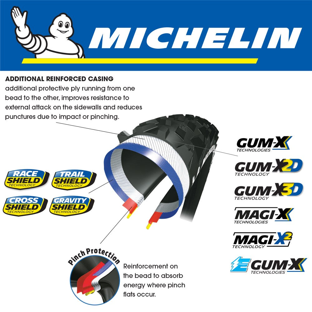 Michelin Rock'R2 Enduro Front Magi-X 27.5"x2.35" MTB Tyre