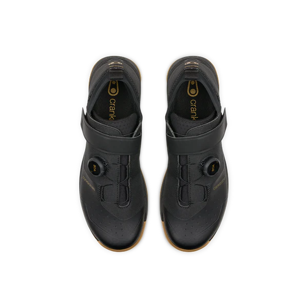 Crank Brothers Shoes Mallet Trail BOA Black/Gold/Gum Clipless SPD