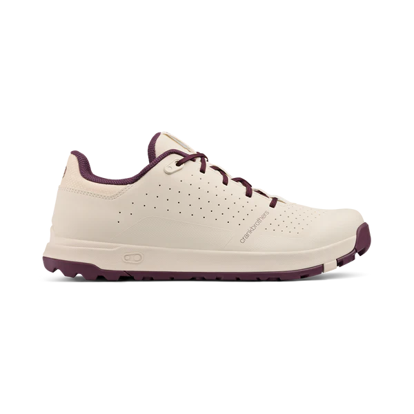 Crank Brothers Shoes Mallet Trail Lace White/Purple Clipless SPD