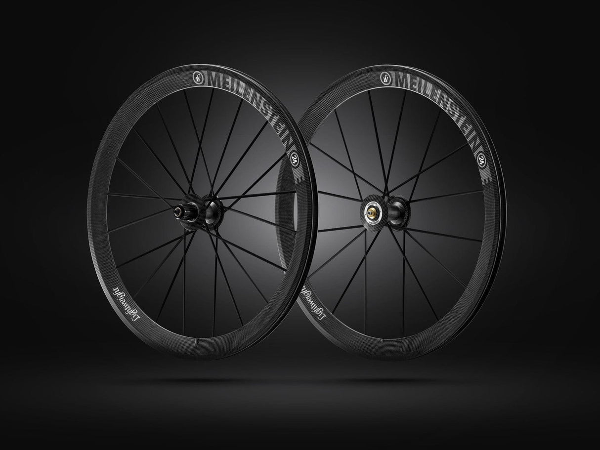 Lightweight Meilenstein C 24E Schwarz Edition Clincher Road Wheelset (Campag)