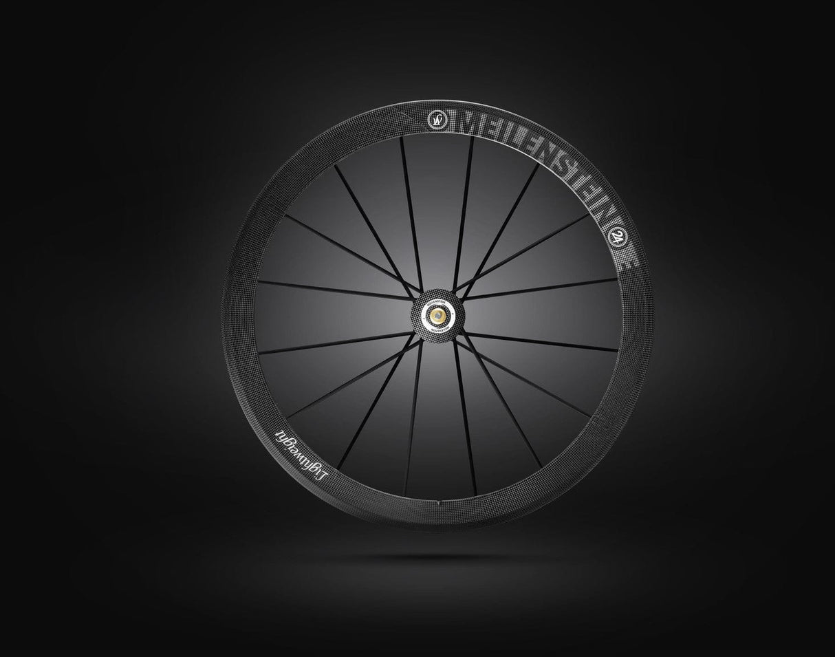 Lightweight Meilenstein C 24E Schwarz Edition Clincher Road Wheelset (Campag)