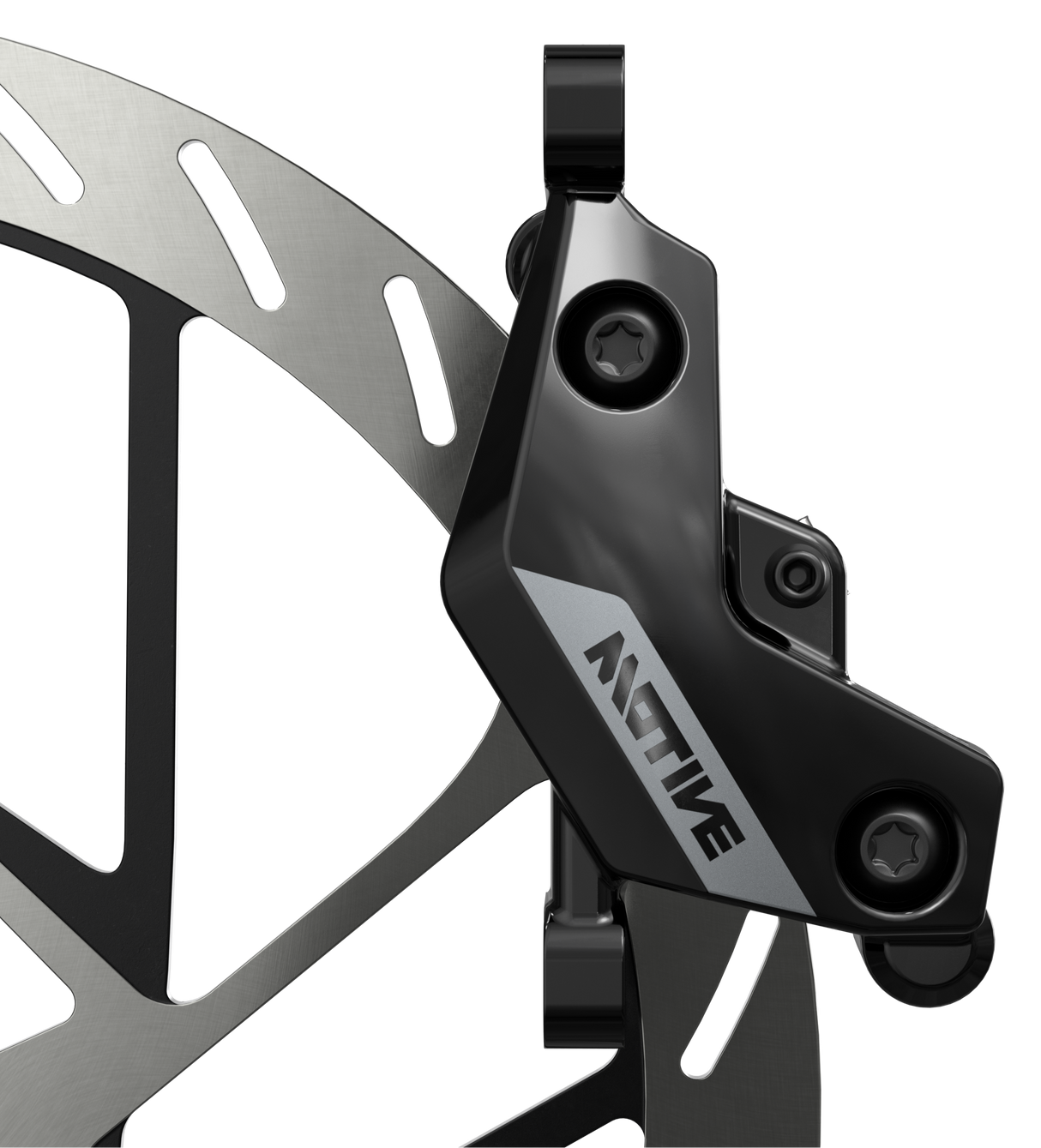 Sram Disc Brake Motive Silver - Black Ano, Bearing Lever, 2000mm Hose