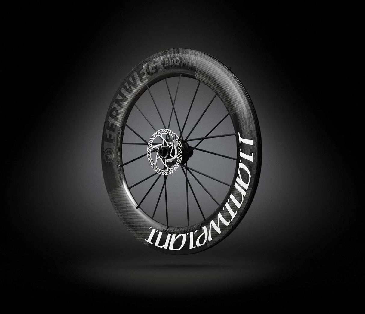 Lightweight Fernweg 85 Evo Schwarz Edition Disc Aero Road Wheelset (Shimano)