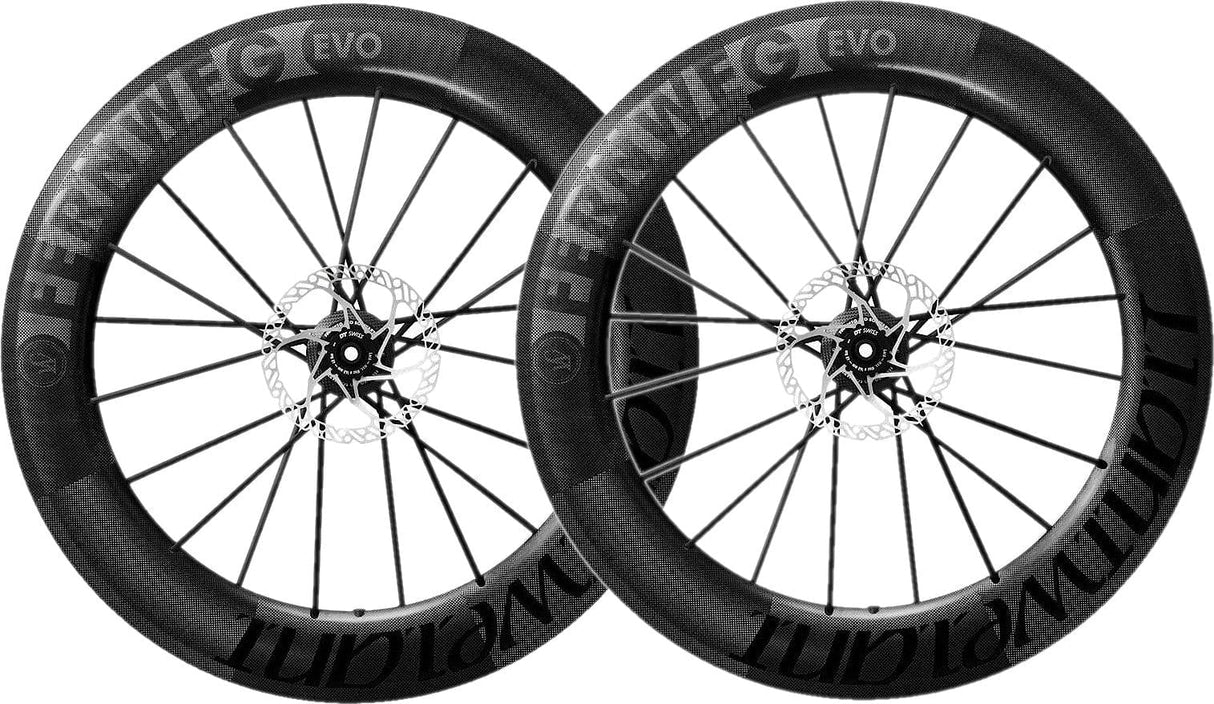 Lightweight Fernweg 85 Evo Schwarz Edition Disc Aero Road Wheelset (Shimano)