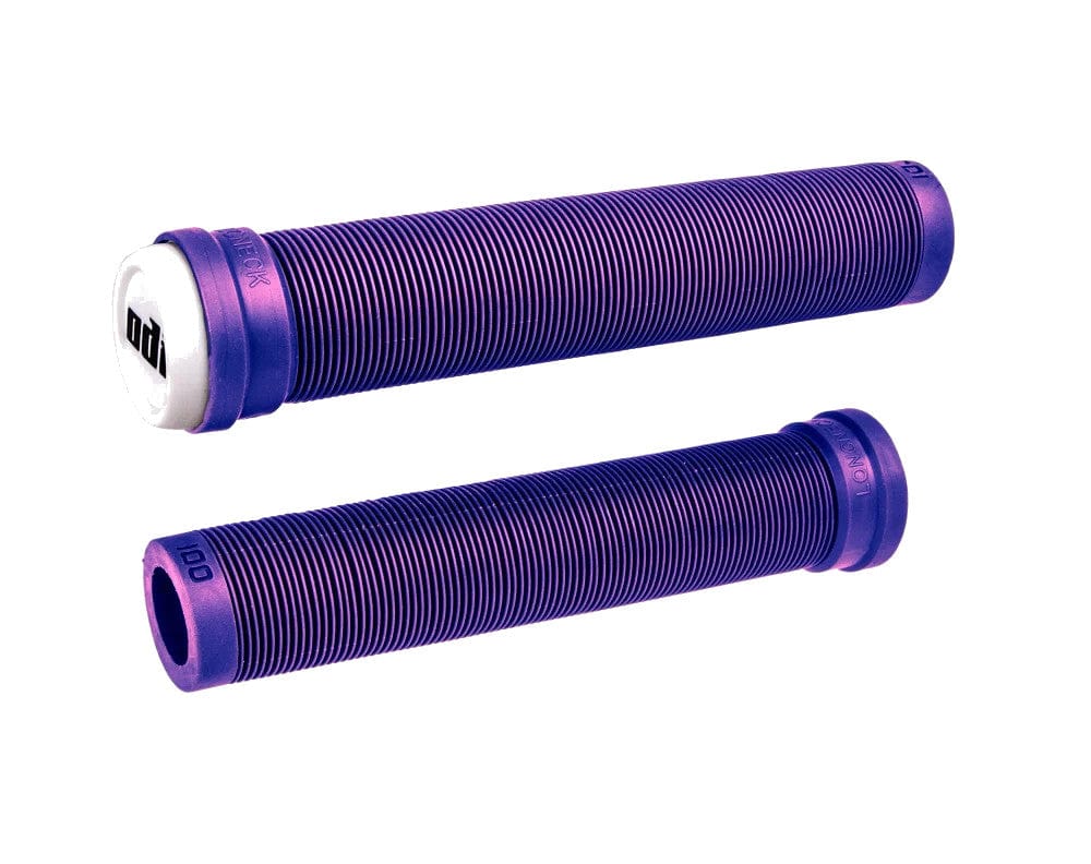 ODI Soft Longneck SLX 160mm Flangeless BMX Grips Iridescent Purple