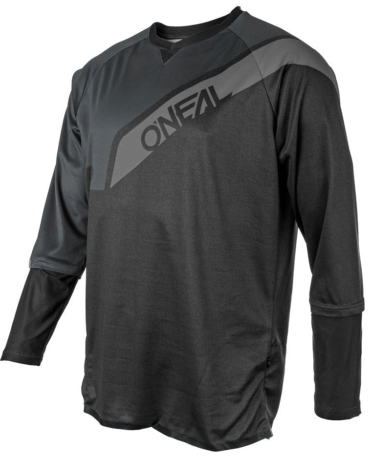 ONeal Tobanga Jersey Black/Grey SIDE FRONT