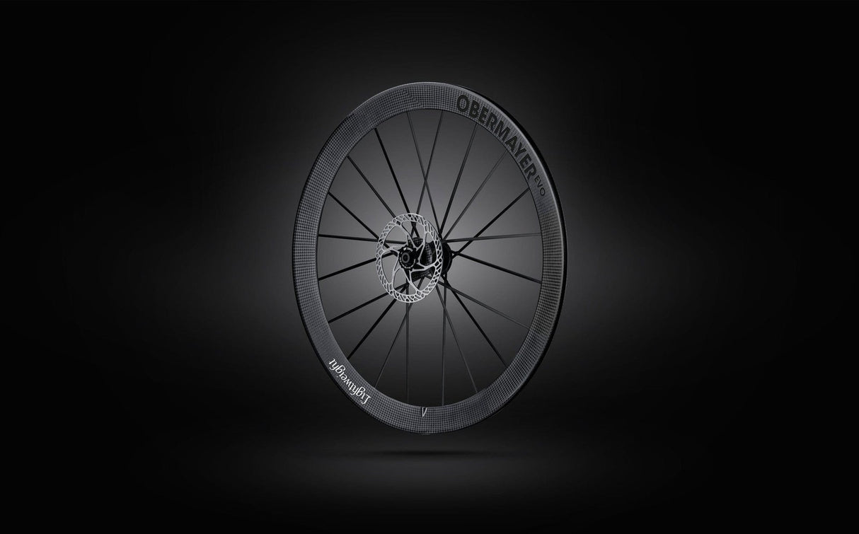Lightweight Obermayer Evo Schwarz Edition Disc Road Wheelset (SRAM XDR)