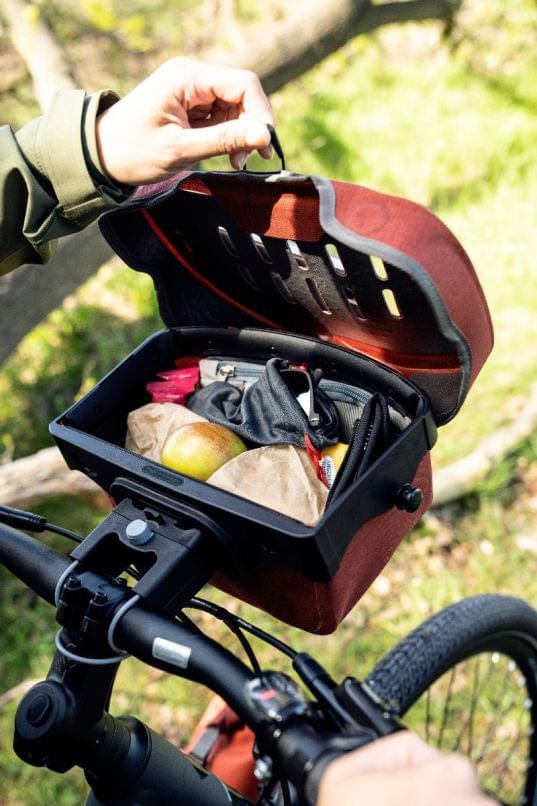 Ortlieb Ultimate Six Plus 6.5L Handlebar Bag Salsa/Dark Chilli