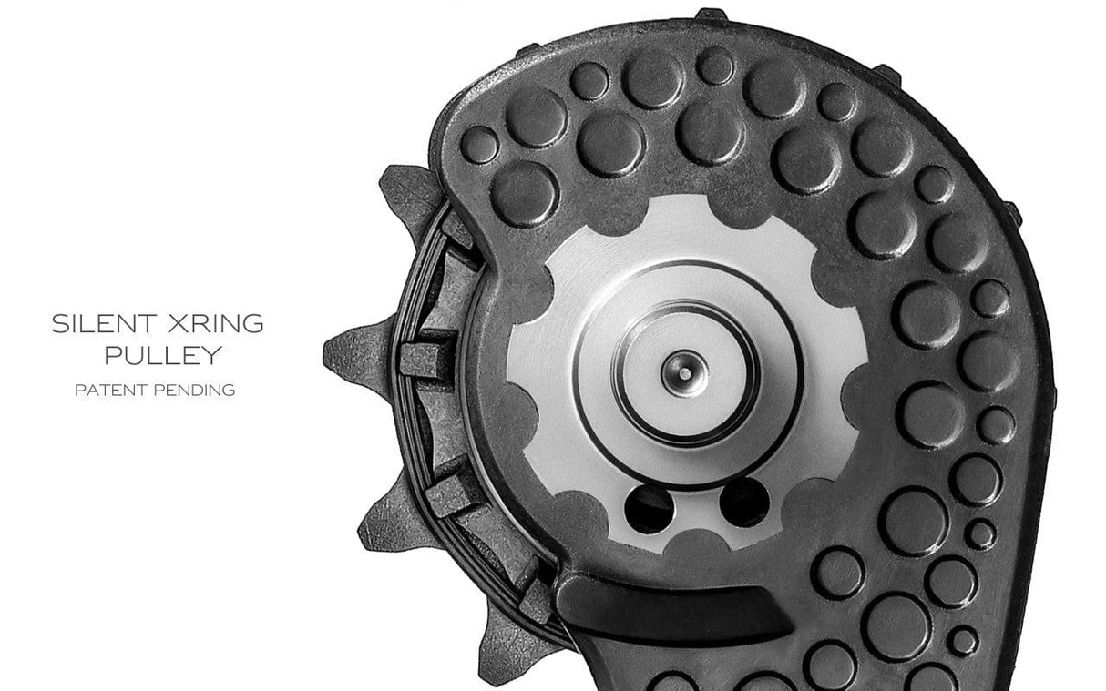 absoluteBLACK Oversized Derailleur Cage for Shimano R9200 12sp Titanium