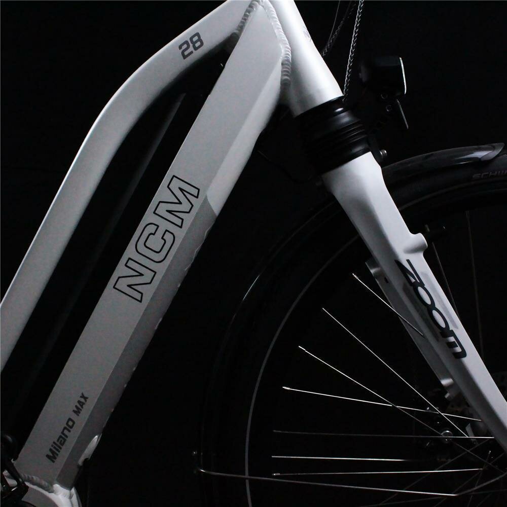 NCM Milano Max N8R 250W 36V 16Ah 576Wh White 28" Trekking E-Bike