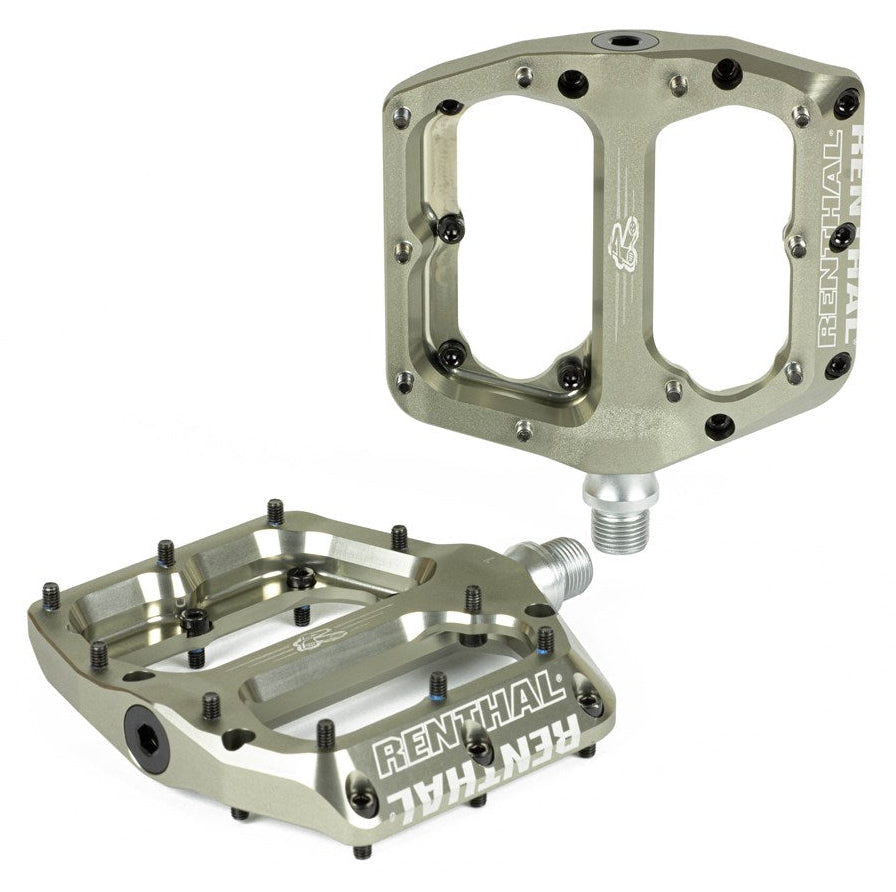 Renthal Revo-F Aluminum Flat Pedal Gold