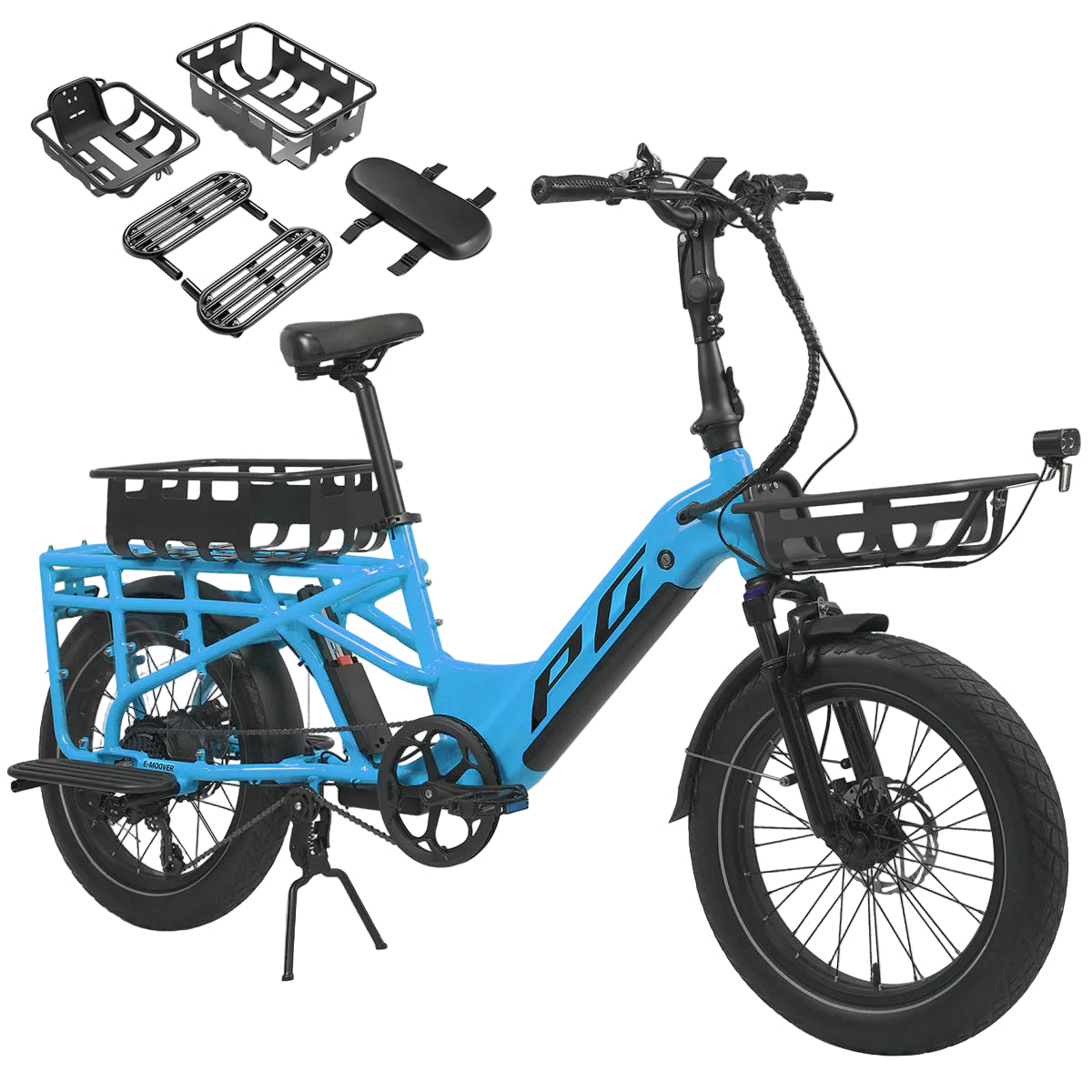 Progear E-Moover E-Cargo Bike Electric Blue