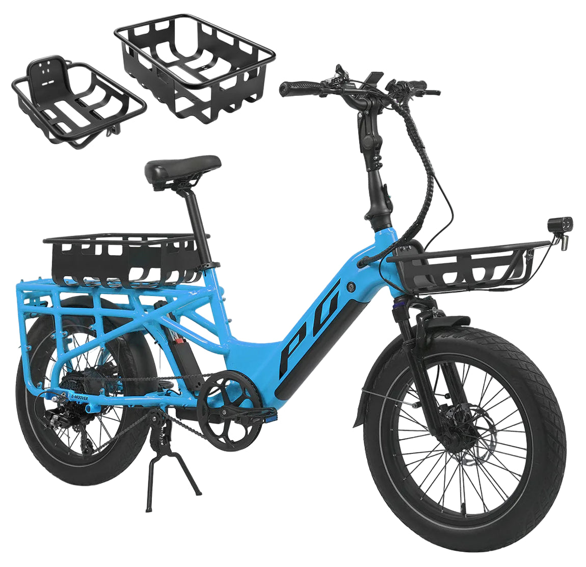 Progear E-Moover E-Cargo Bike Electric Blue