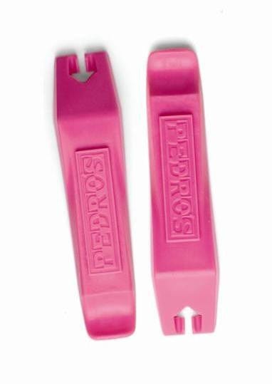 Pedros Tyre Levers Pair Pink (Carded)
