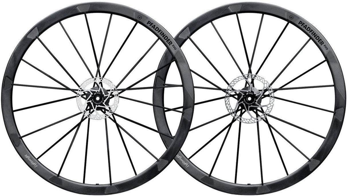 Lightweight Pfadfinder Evo Schwarz Edition Gravel Disc Wheelset