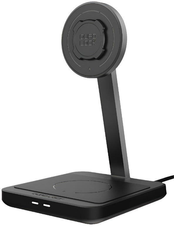 Quad Lock Dual Desk Mount Wireless Charger