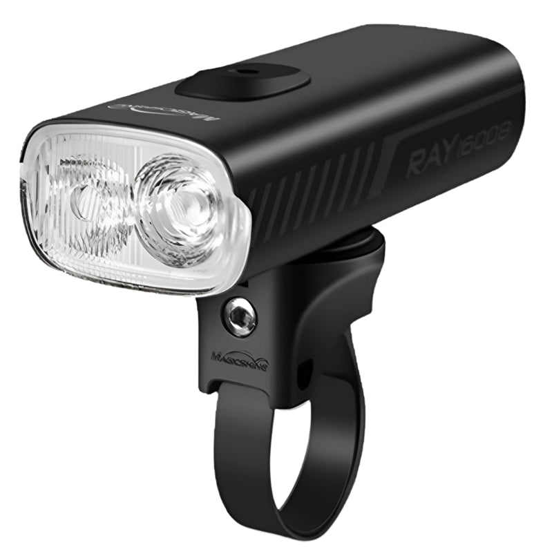 Magicshine RAY 1600 Front Light Bluetooth Garmin Mount GoPro Adapter IPX6 USB-C
