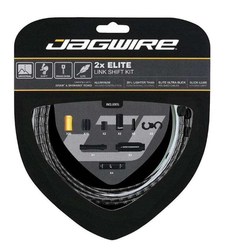Jagwire Road Elite Shift Kit Black SRAM/Shimano