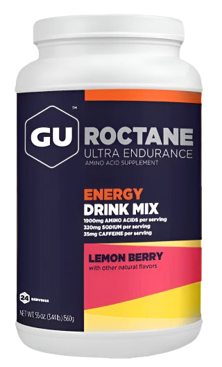 GU Roctane Lemon Berry Energy Drink Mix, 30 Servings