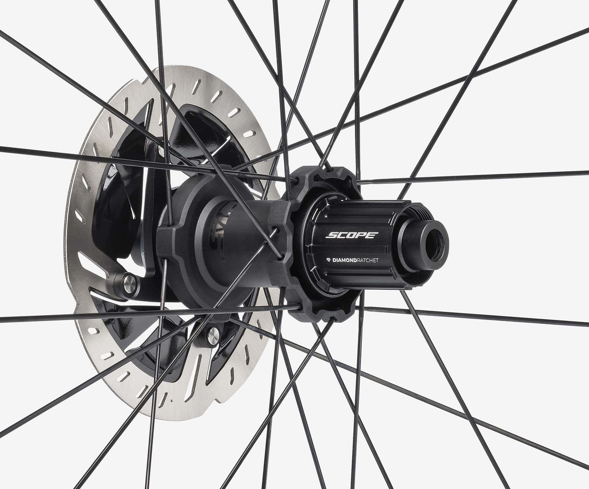 Scope R3.A Disc Brake Black Shimano HG All-Road Wheelset