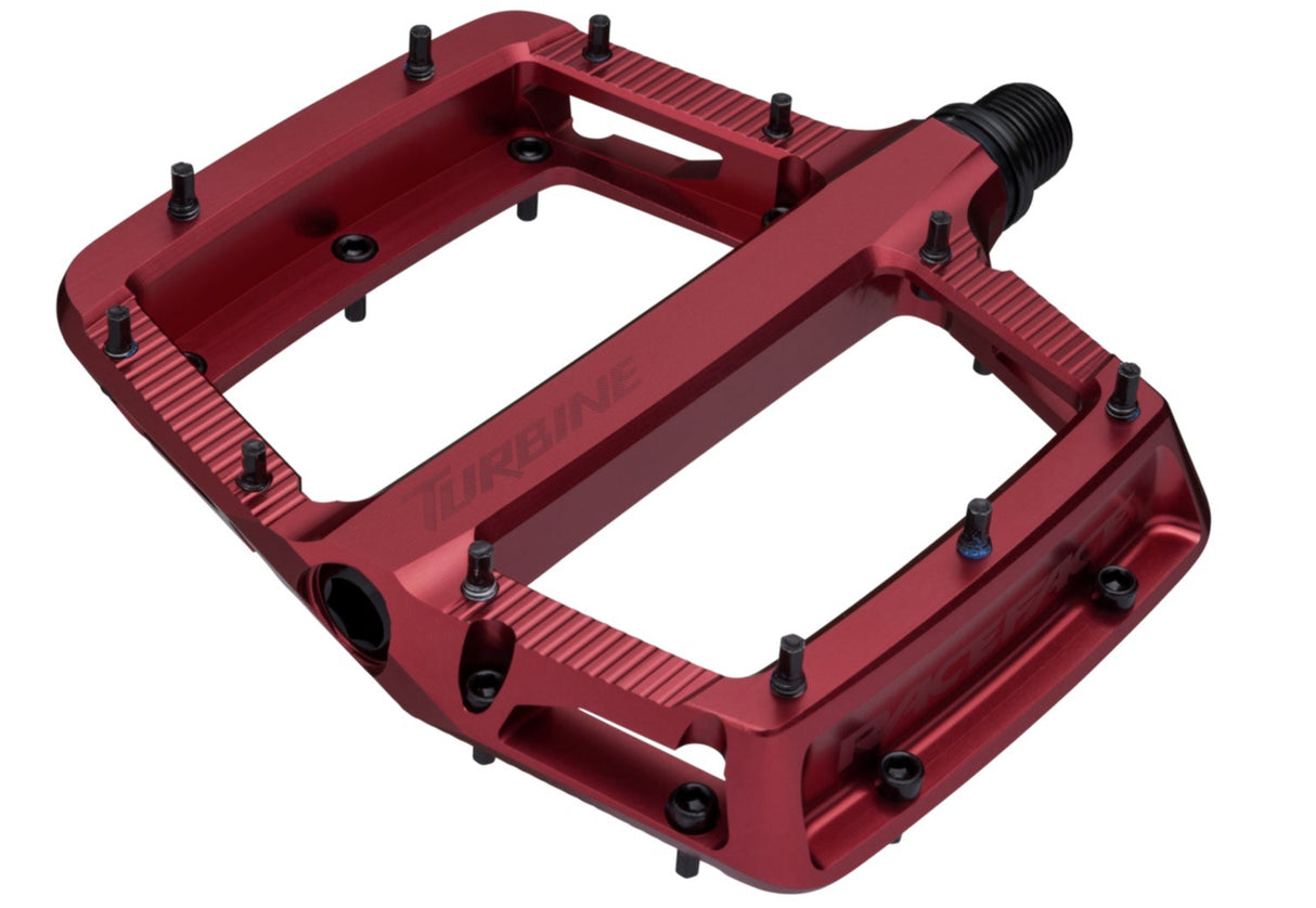 Race Face Turbine 26 Flat Pedals Red