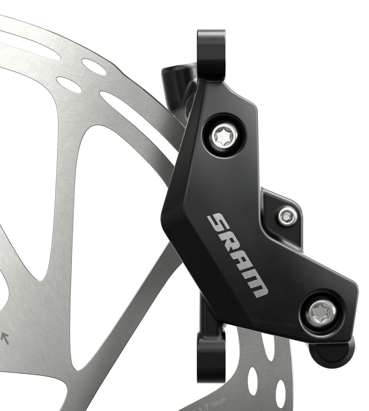 Sram Disc Brake DB6 Diffusion Black Ano, Right, Front/Rear, 2000mm Hose