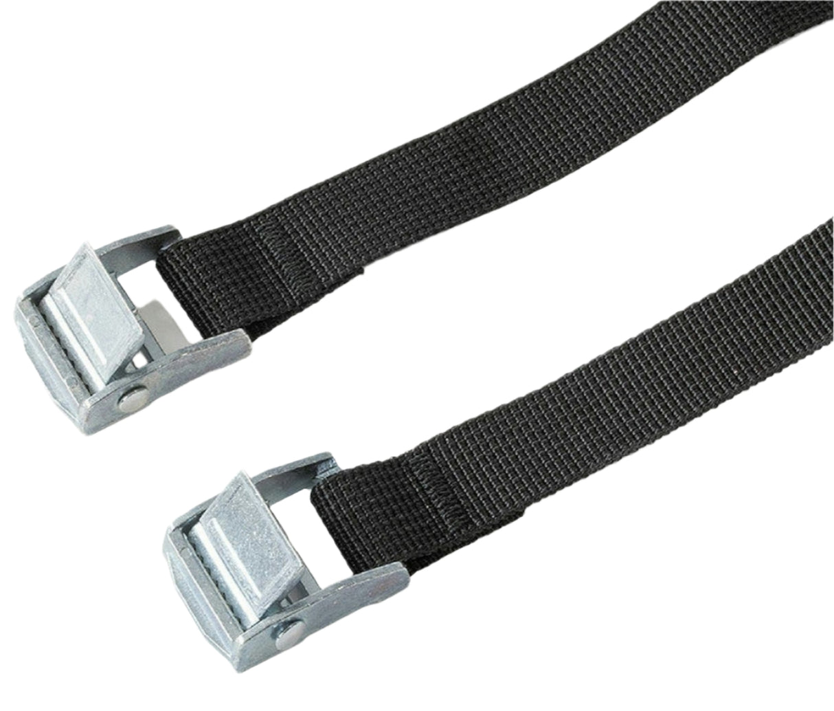 ORTLIEB COMPRESSION STRAPS METAL BUCKLE 100CM (PAIR) BLACK