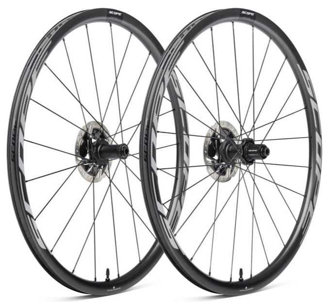 Scope R3.A Disc Brake White Shimano HG All-Road Wheelset