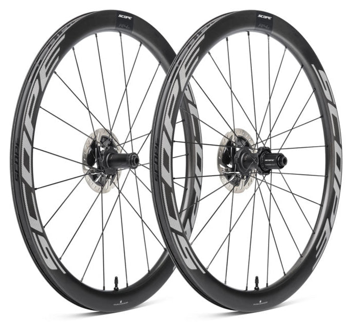 Scope R4.A Disc Brake White Shimano HG All-Road Wheelset