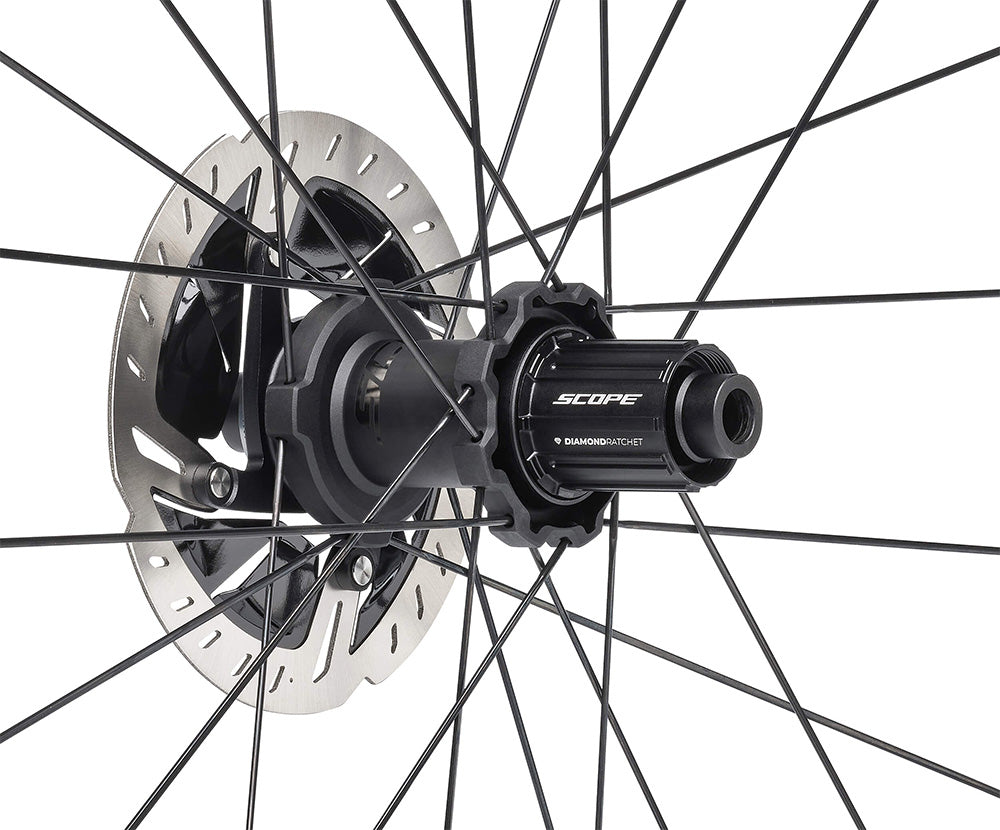 Scope R4.A Disc Brake Black Shimano HG All-Road Wheelset