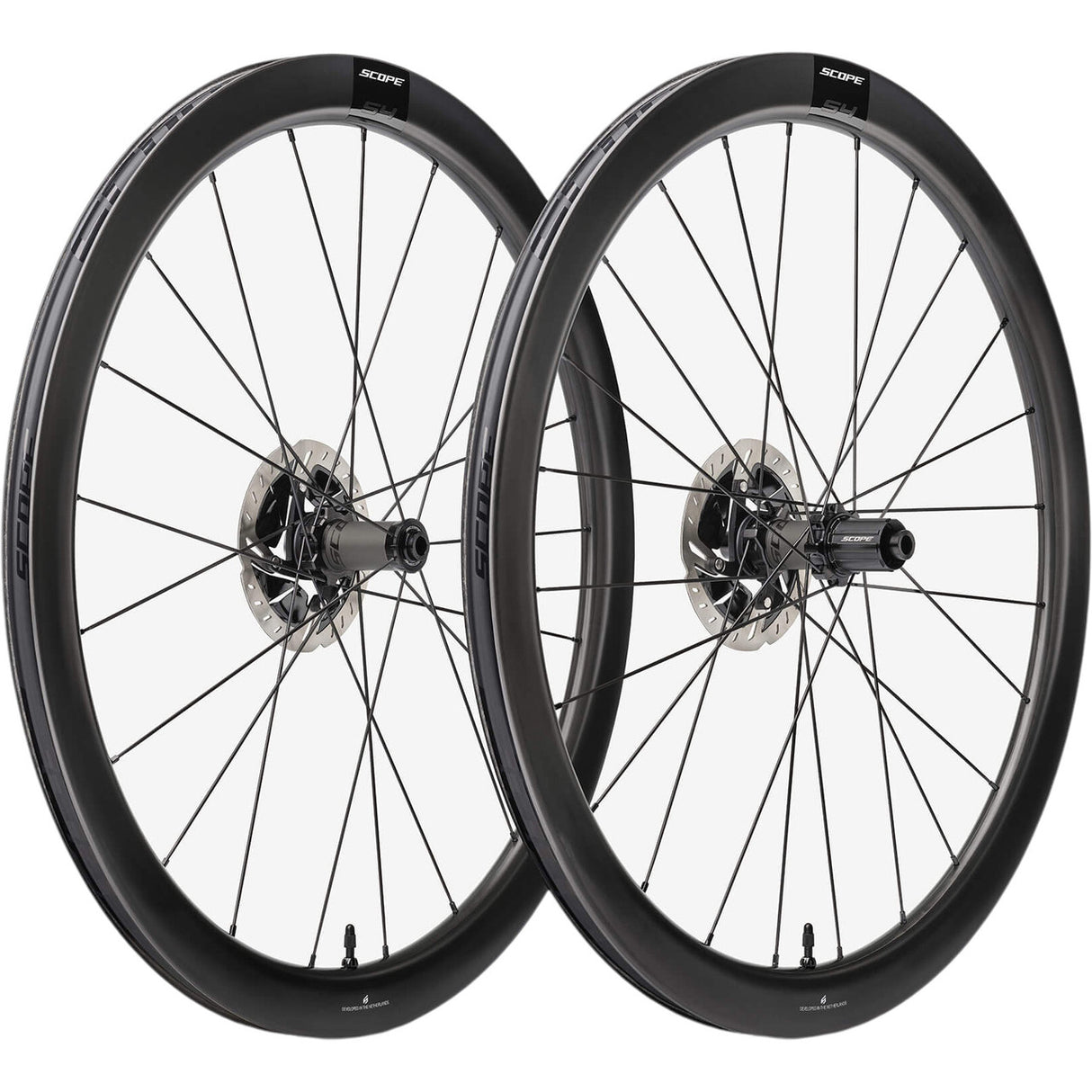 Scope S4 Disc Brake Black Shimano HG Road Wheelset