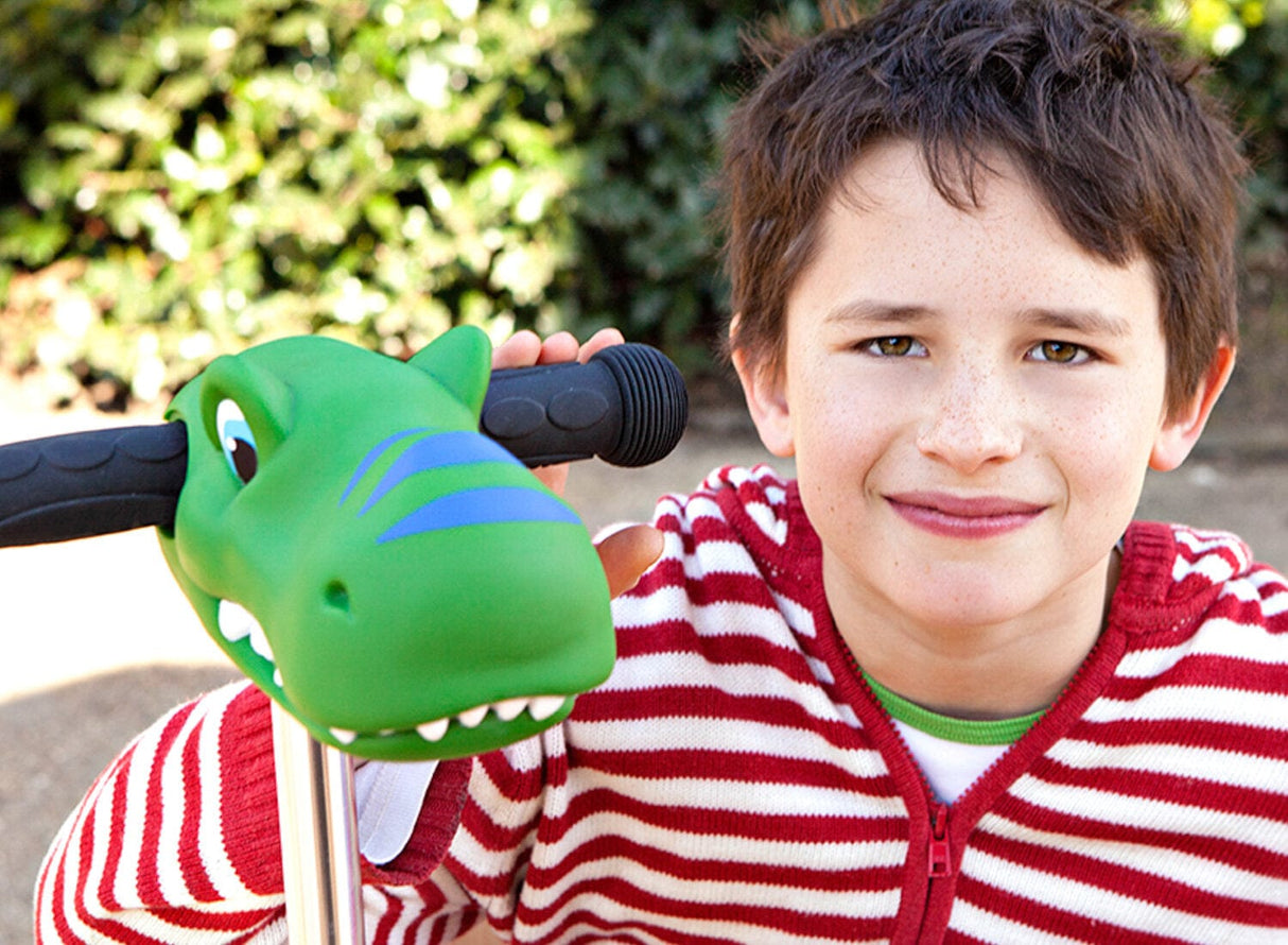 Scootaheadz Green Dino