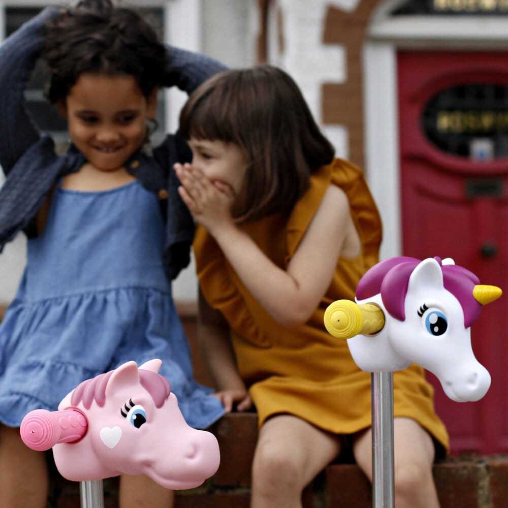 Scootaheadz White Unicorn